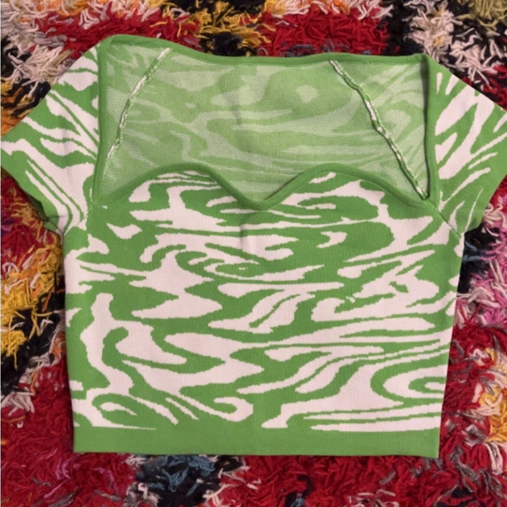 Shein Green Top
